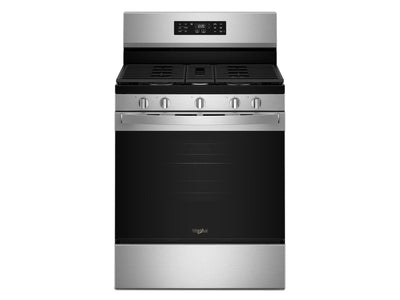 Whirlpool Fingerprint Resistant Stainless Steel Freestanding Gas Single Oven Convection Range (5.0 Cu. Ft.) - WFGS4530SZ