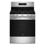 Whirlpool Fingerprint Resistant Stainless Steel Freestanding Gas Single Oven Convection Range (5.0 Cu. Ft.) - WFGS4530SZ