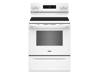 Whirlpool White Freestanding Electric Single Oven Convection Range (5.3 Cu. Ft.) - YWFES4530SW