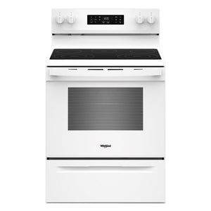 Whirlpool White Freestanding Electric Single Oven Convection Range (5.3 Cu. Ft.) - YWFES4530SW