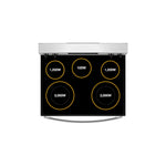 Whirlpool White Freestanding Electric Single Oven Convection Range (5.3 Cu. Ft.) - YWFES4530SW