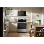 Whirlpool White Freestanding Electric Single Oven Convection Range (5.3 Cu. Ft.) - YWFES4530SW