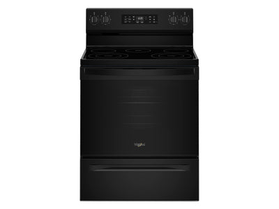 Whirlpool Black Freestanding Electric Single Oven Convection Range (5.3 Cu. Ft.) - YWFES4530SB