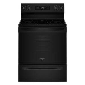 Whirlpool Black Freestanding Electric Single Oven Convection Range (5.3 Cu. Ft.) - YWFES4530SB