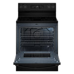 Whirlpool Black Freestanding Electric Single Oven Convection Range (5.3 Cu. Ft.) - YWFES4530SB