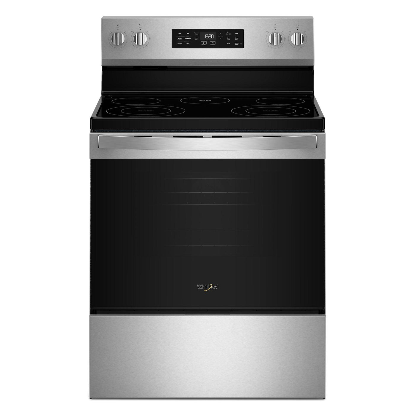 Whirlpool Fingerprint Resistant Stainless Steel Freestanding Electric Single Oven Convection Range (5.3 Cu. Ft.) - YWFES4530SZ