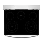 Whirlpool Fingerprint Resistant Stainless Steel Freestanding Electric Single Oven Convection Range (5.3 Cu. Ft.) - YWFES4530SZ