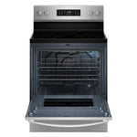 Whirlpool Fingerprint Resistant Stainless Steel Freestanding Electric Single Oven Convection Range (5.3 Cu. Ft.) - YWFES4530SZ