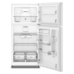 Whirlpool 30" 19.2 Cu. Ft. White Top-Freezer Refrigerator - WRTX5419SW