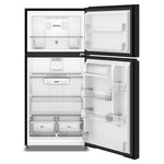 Maytag 30" 19.3 Cu. Ft. Black Top-Freezer Refrigerator - MRTX5119SB