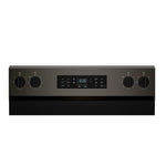 Whirlpool Black-on-Stainless Freestanding Electric Single Oven Convection Range (5.3 Cu. Ft.) - YWFES5730SV
