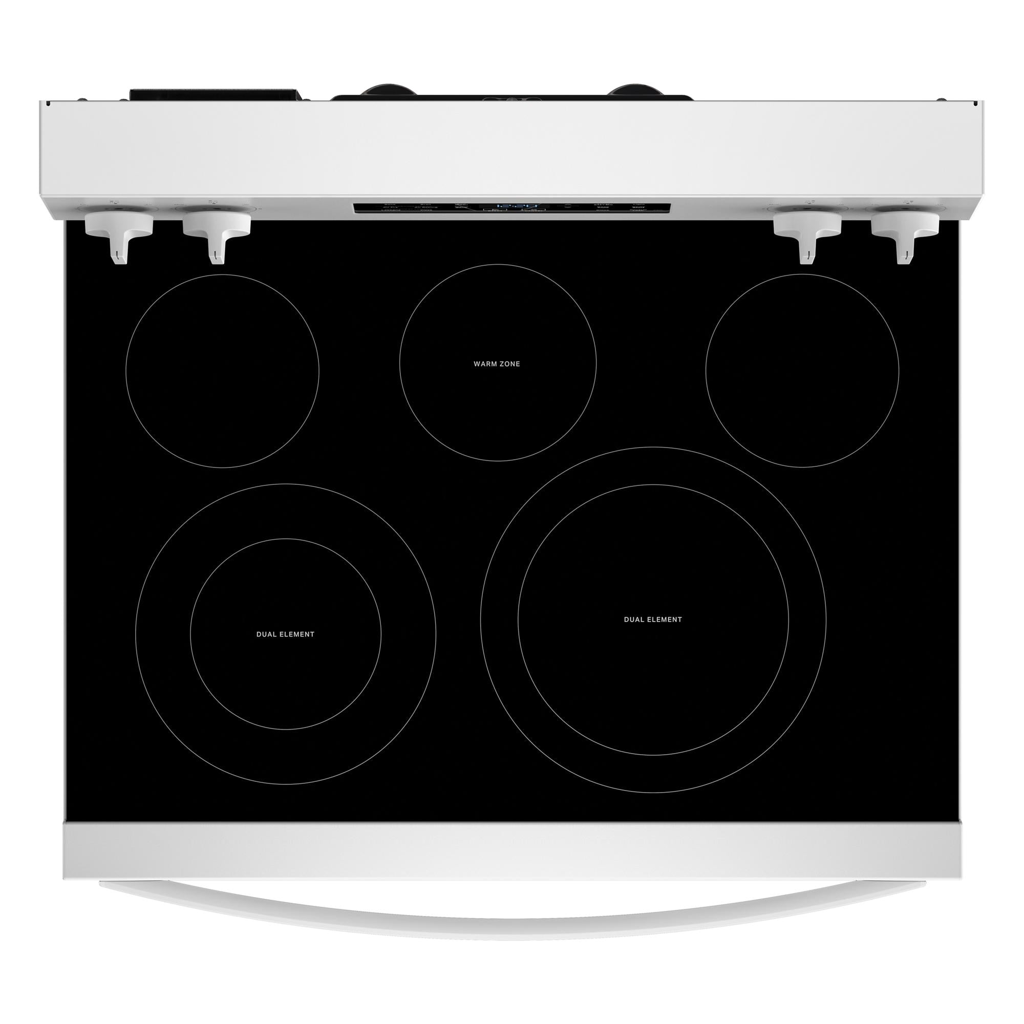 Whirlpool White Freestanding Electric Single Oven Convection Range (5.3 Cu. Ft.) - YWFES5730SW