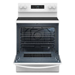 Whirlpool White Freestanding Electric Single Oven Convection Range (5.3 Cu. Ft.) - YWFES5730SW
