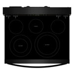 Whirlpool Black Freestanding Electric Single Oven Convection Range (5.3 Cu. Ft.) - YWFES5730SB