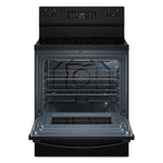 Whirlpool Black Freestanding Electric Single Oven Convection Range (5.3 Cu. Ft.) - YWFES5730SB