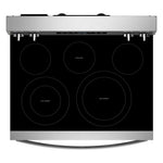 Whirlpool Fingerprint Resistant Stainless Steel Freestanding Electric Single Oven Convection Range (5.3 Cu. Ft.) - YWFES5730SZ
