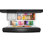 Whirlpool 36" 30 Cu. Ft. Print Resist Black Stainless Steel French Door Refrigerator - WRMF3336SV