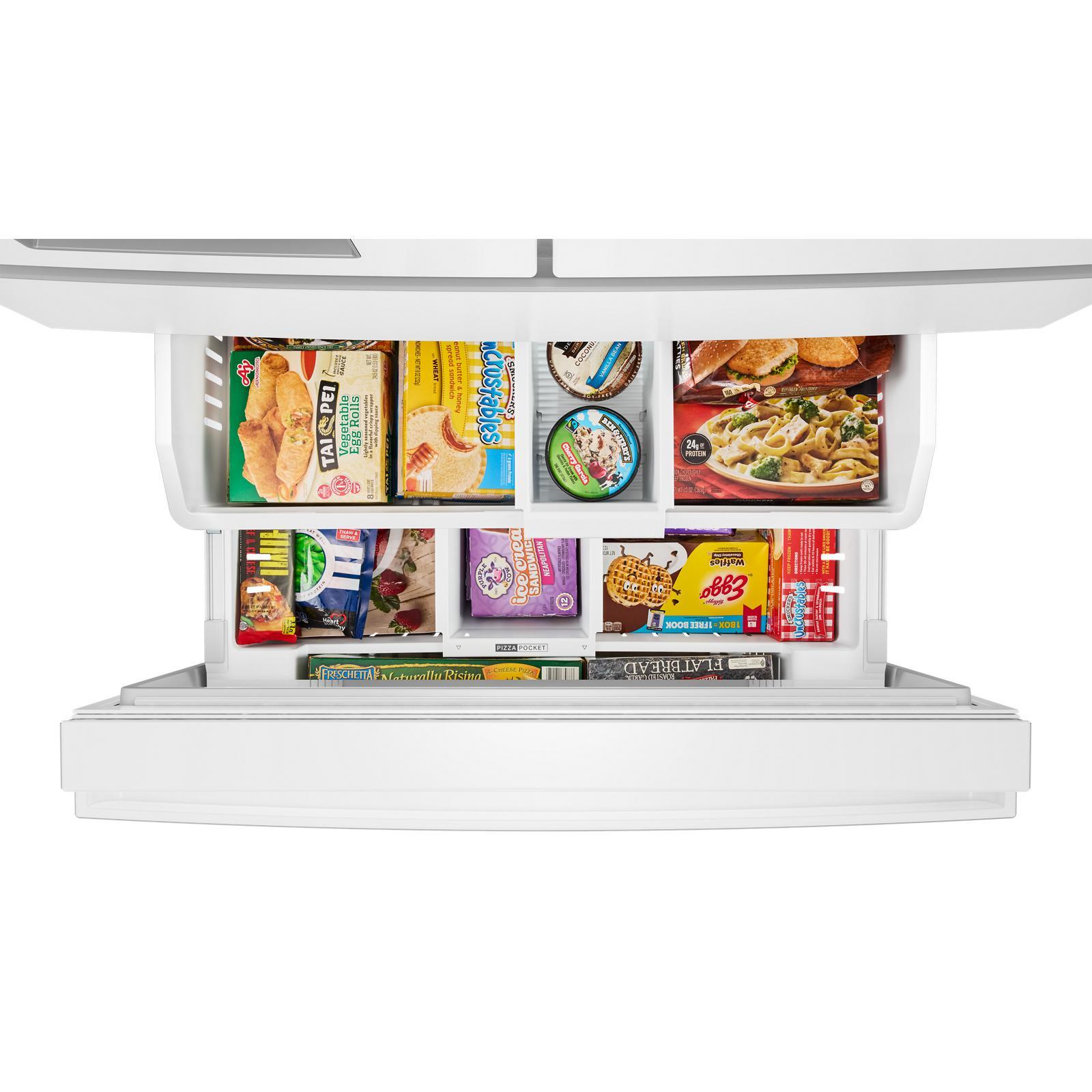 Whirlpool 36" 29 Cu. Ft. White French Door Refrigerator - WRMF3536SW