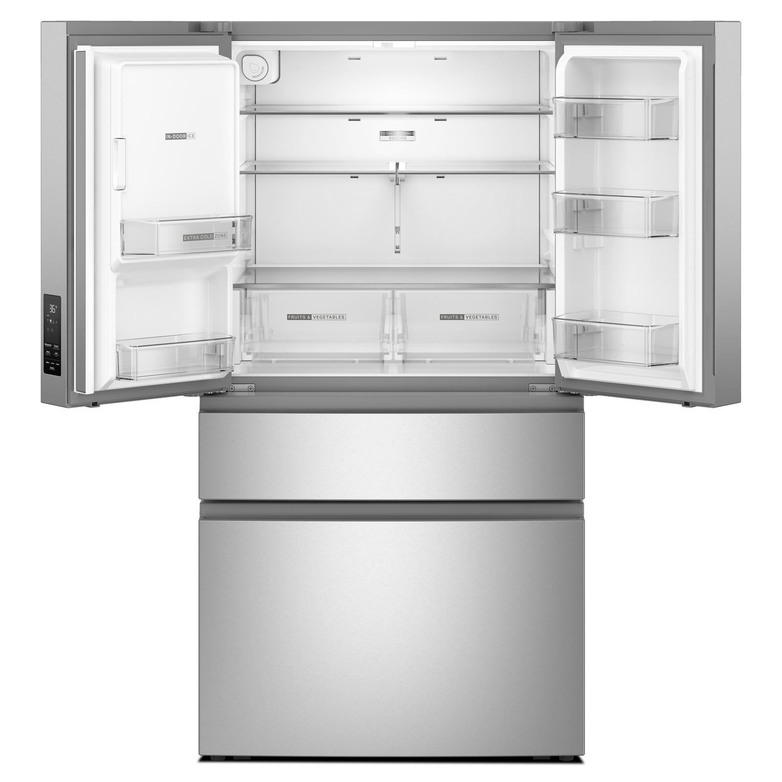 Whirlpool 36" 29 Cu. Ft. Fingerprint-Resistant Stainless Steel French Door Refrigerator - WRMF3536SZ