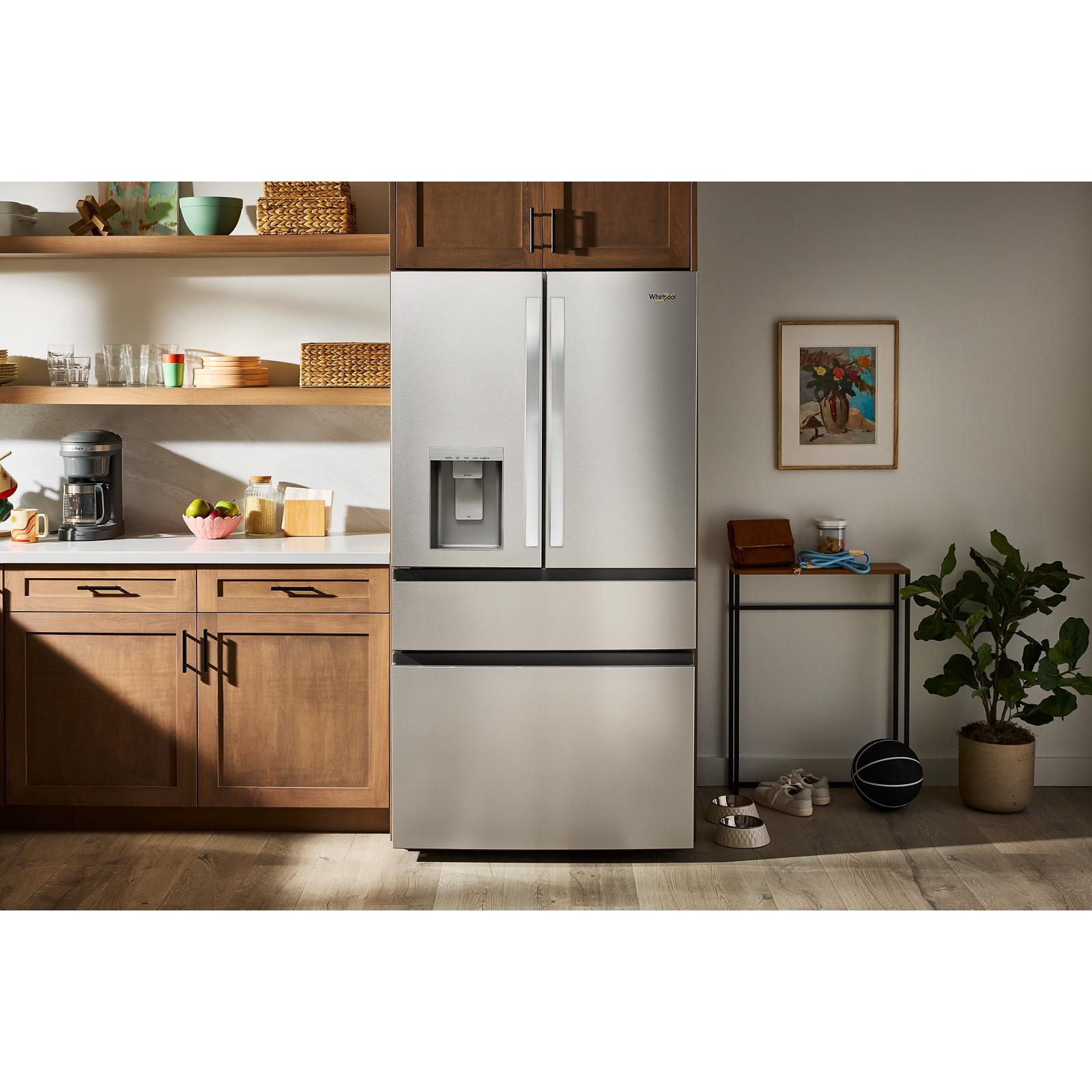 Whirlpool 36" 29 Cu. Ft. Fingerprint-Resistant Stainless Steel French Door Refrigerator - WRMF3636SZ
