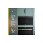 Whirlpool Fingerprint Resistant Stainless Steel Smart Built-In Convection Microwave (1.1 Cu. Ft.) - YWMBT7030SZ--