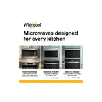 Whirlpool Fingerprint Resistant Stainless Steel Smart Built-In Convection Microwave (1.1 Cu. Ft.) - YWMBT7030SZ--