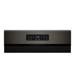 Whirlpool Black-on-Stainless Freestanding Gas Single Oven Convection Range (5.0 Cu. Ft.) - WFGS5730SV