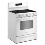 Whirlpool White Freestanding Gas Single Oven Convection Range (5.0 Cu. Ft.) - WFGS5730SW