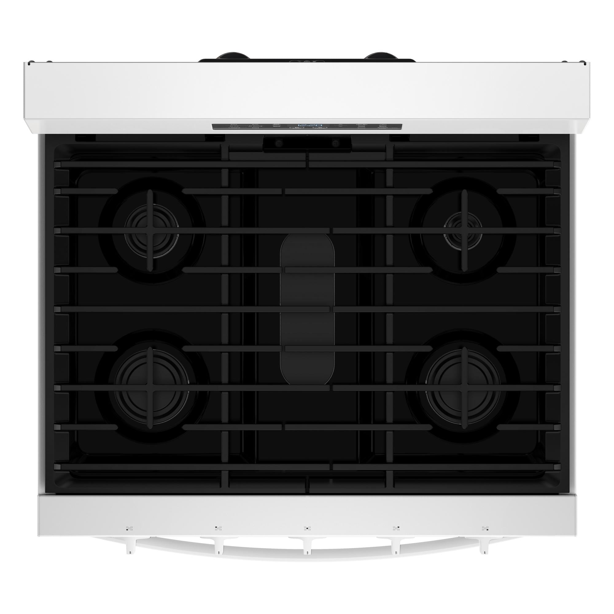 Whirlpool White Freestanding Gas Single Oven Convection Range (5.0 Cu. Ft.) - WFGS5730SW