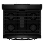Whirlpool Black Freestanding Gas Single Oven Convection Range (5.0 Cu. Ft.) - WFGS5730SB