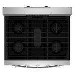 Whirlpool Fingerprint Resistant Stainless Steel Freestanding Gas Single Oven Convection Range (5.0 Cu. Ft.) - WFGS5730SZ