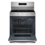 Whirlpool Fingerprint Resistant Stainless Steel Freestanding Gas Single Oven Convection Range (5.0 Cu. Ft.) - WFGS5730SZ