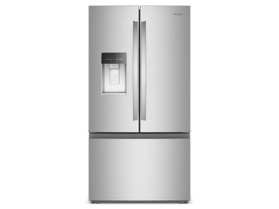 Whirlpool 36" 23.4 Cu. Ft. Fingerprint-Resistant Stainless Steel Counter-Depth 3-Door French Door Refrigerator – WRFC7036RZ