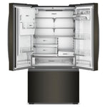 Whirlpool 36" 23.4 Cu. Ft. Black Stainless Steel Counter-Depth 3-Door French Door Refrigerator – WRFC7036RV