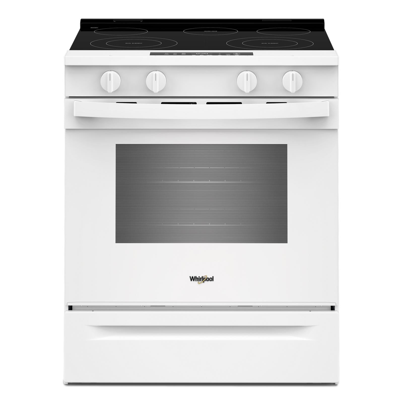 Whirlpool White Slide-In Smart Electric Range (5.3 Cu. Ft.) - YWSES3330TW