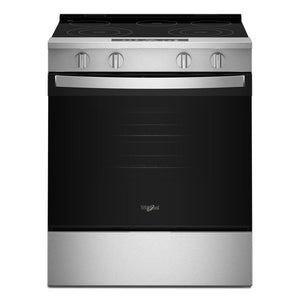 Whirlpool Stainless Steel Slide-In Smart Electric Range (5.3 Cu. Ft.)- YWSES3330TS
