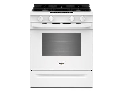 Whirlpool White Slide-In Smart Gas Range (5.0 Cu. Ft.) - WSGS3330TW