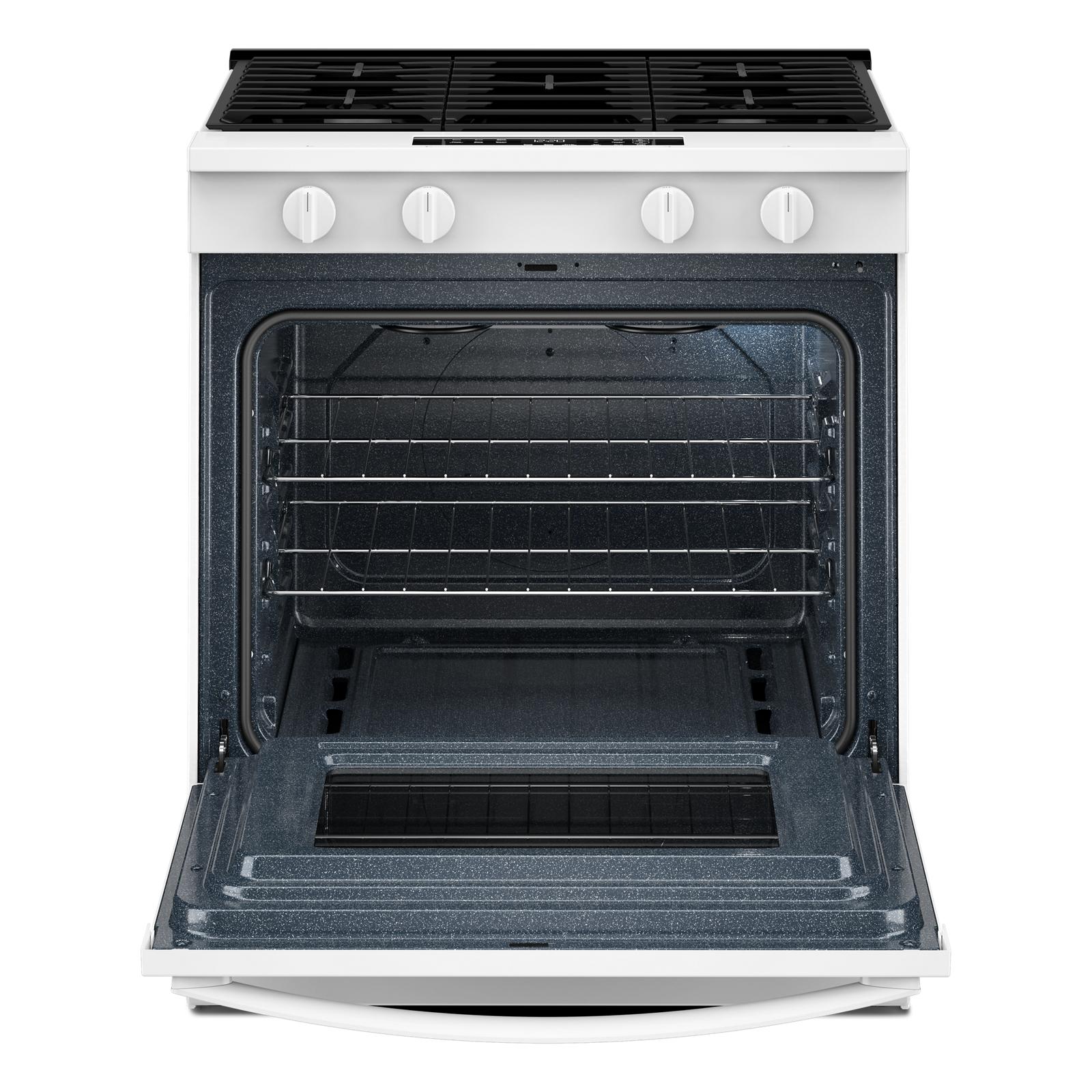 Whirlpool White Slide-In Smart Gas Range (5.0 Cu. Ft.) - WSGS3330TW
