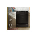 Whirlpool Black Slide-In Smart Gas Range (5.0 Cu. Ft.) - WSGS3330TB--