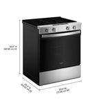 Whirlpool Stainless Steel Slide-In Smart Gas Range (5.0 Cu. Ft.) - WSGS3330TS