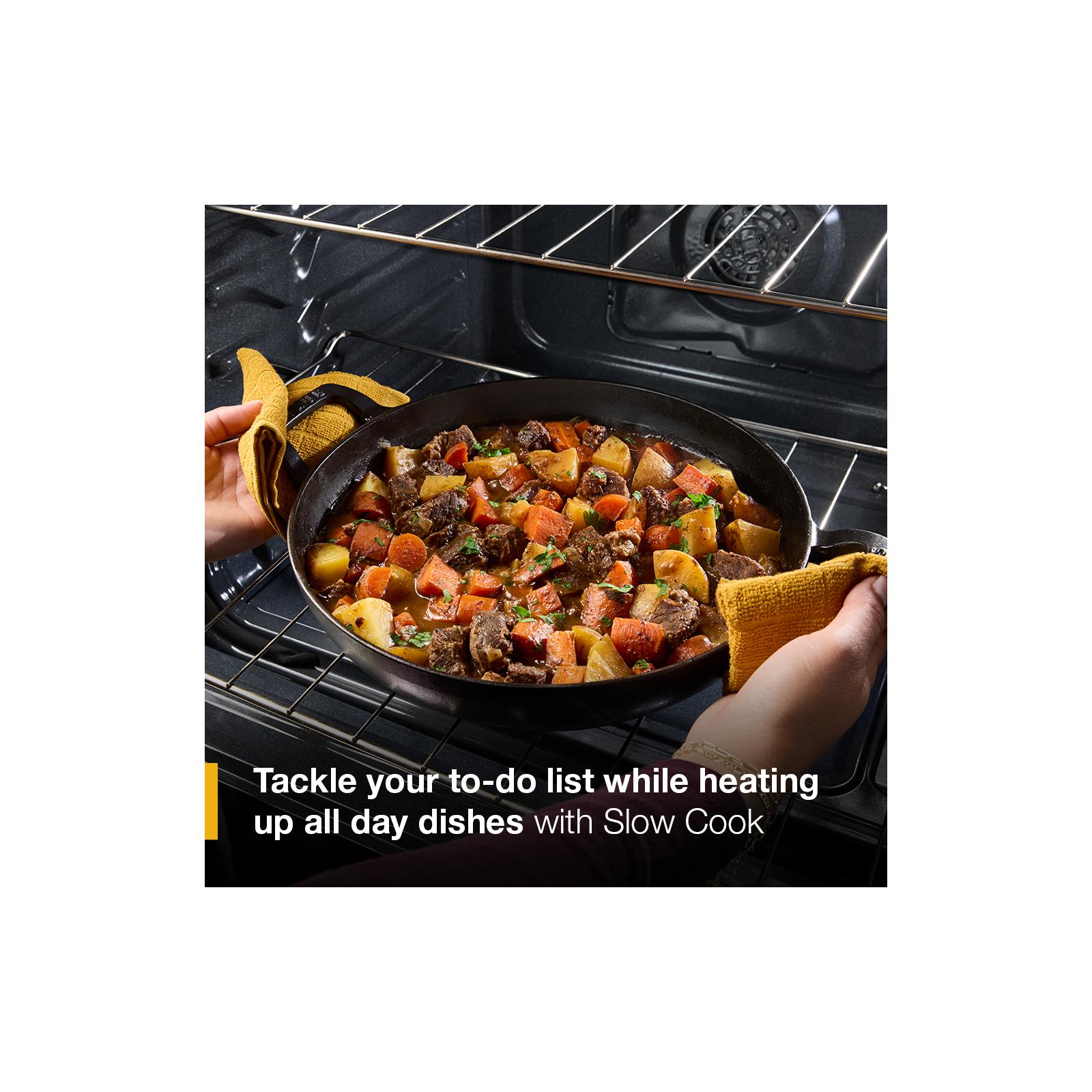 Whirlpool Stainless Steel Slide-In Smart Gas Range (5.0 Cu. Ft.) - WSGS3330TS--