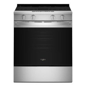 Whirlpool Fingerprint Resistant Stainless Steel Slide-In Smart Electric Convection Range (5.3 Cu. Ft.) - YWSES4530TZ