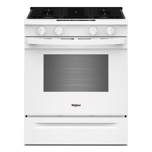 Whirlpool White Slide-In Smart Gas Convection Range (5.0 Cu. Ft.) - WSGS4530TW