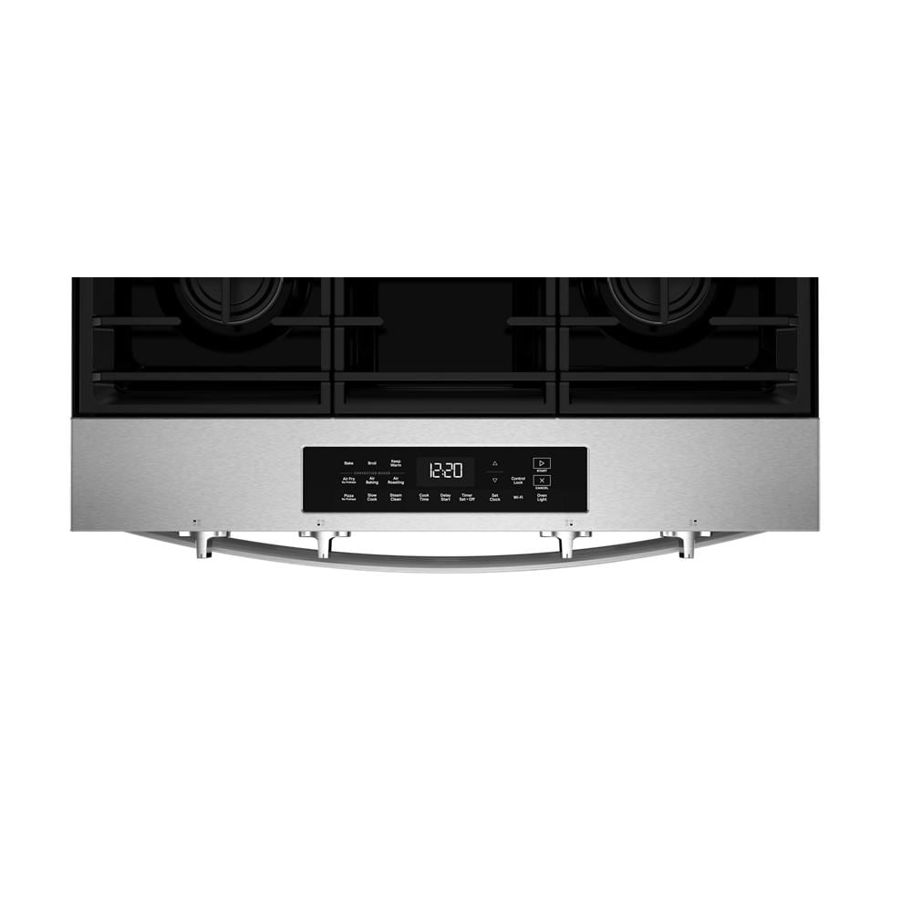 Whirlpool Fingerprint Resistant Stainless Steel Slide-In Smart Gas Convection Range (5.0 Cu. Ft.) - WSGS4530TZ