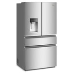 Whirlpool 36" 22.0 Cu. Ft. Fingerprint-Resistant Stainless Steel Counter-Depth 4-Door French Door Refrigerator – WRMC5036RZ