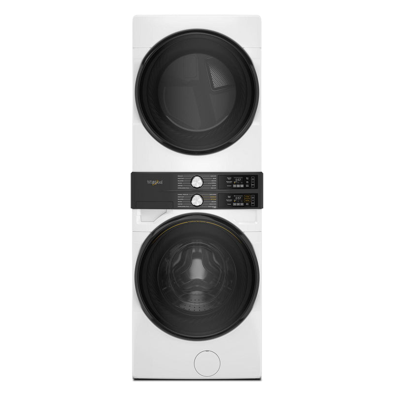 Whirlpool White Front Load Laundry Tower with FreshFlowTM Vent System ...