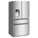 Whirlpool 36" 22.0 Cu. Ft. Fingerprint-Resistant Stainless Steel Counter-Depth 4-Door French Door Refrigerator – WRMC7036RZ