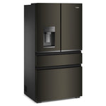 Whirlpool 36" 22.0 Cu. Ft. Black Stainless Steel Counter-Depth 4-Door French Door Refrigerator – WRMC7036RV