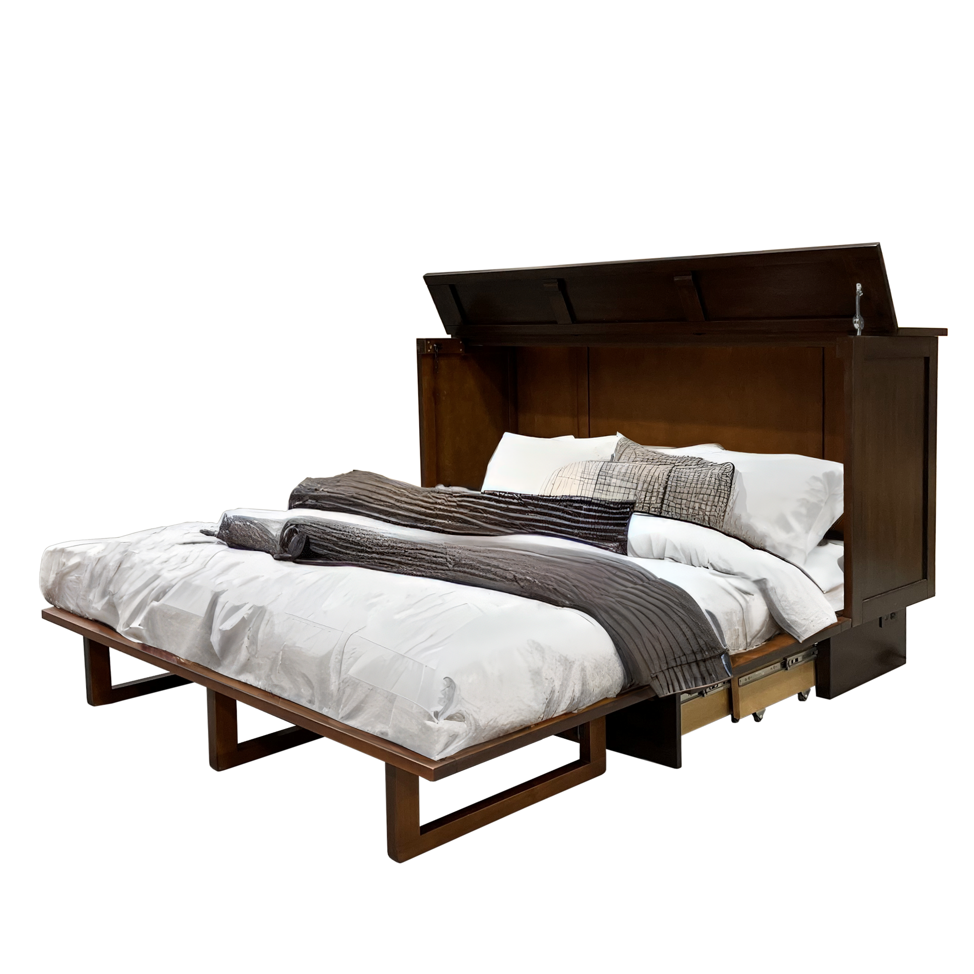 Willow Queen Sleep Chest - Cherry Brown