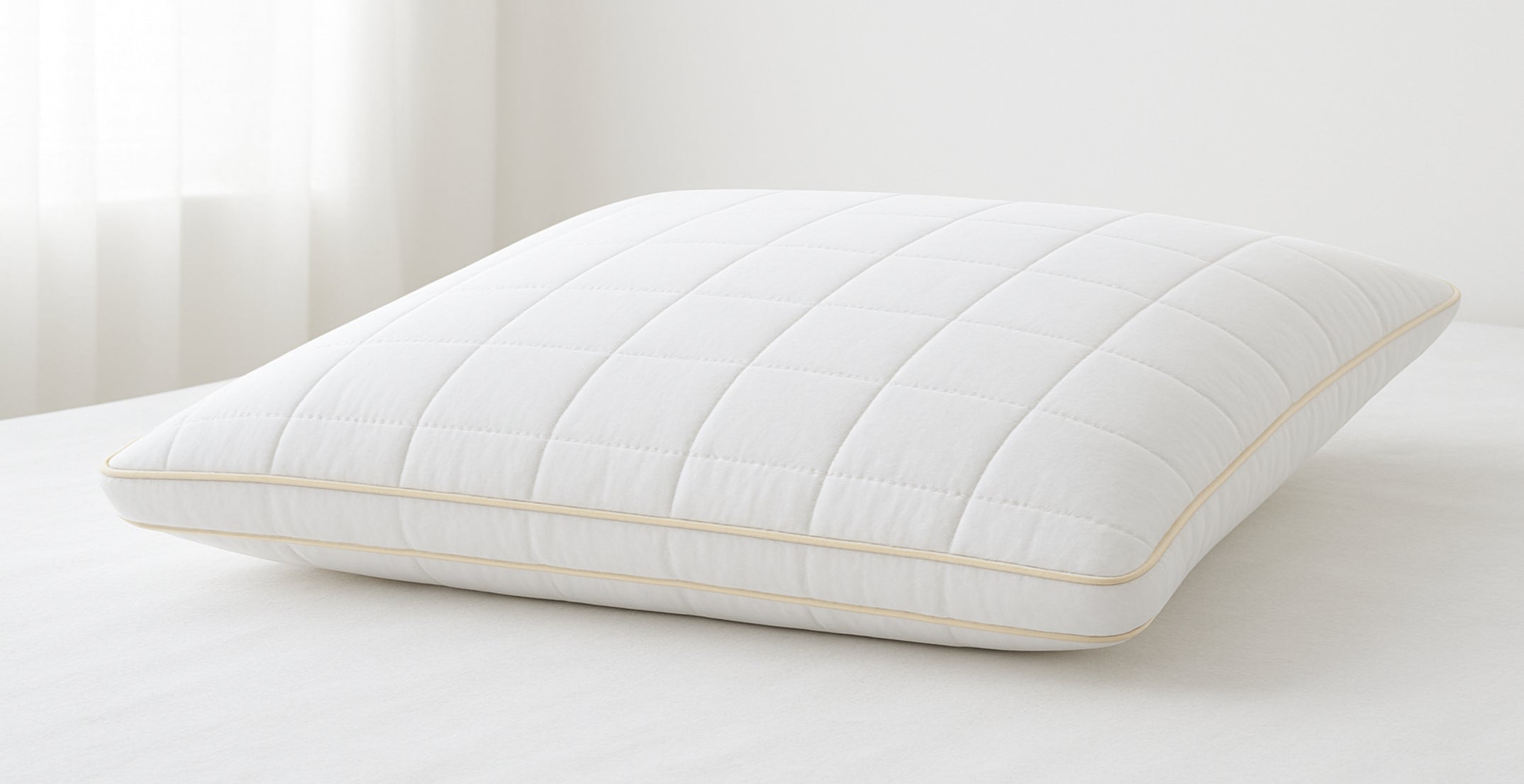 Cotton House 100%  Australian Wool King Pillow - White